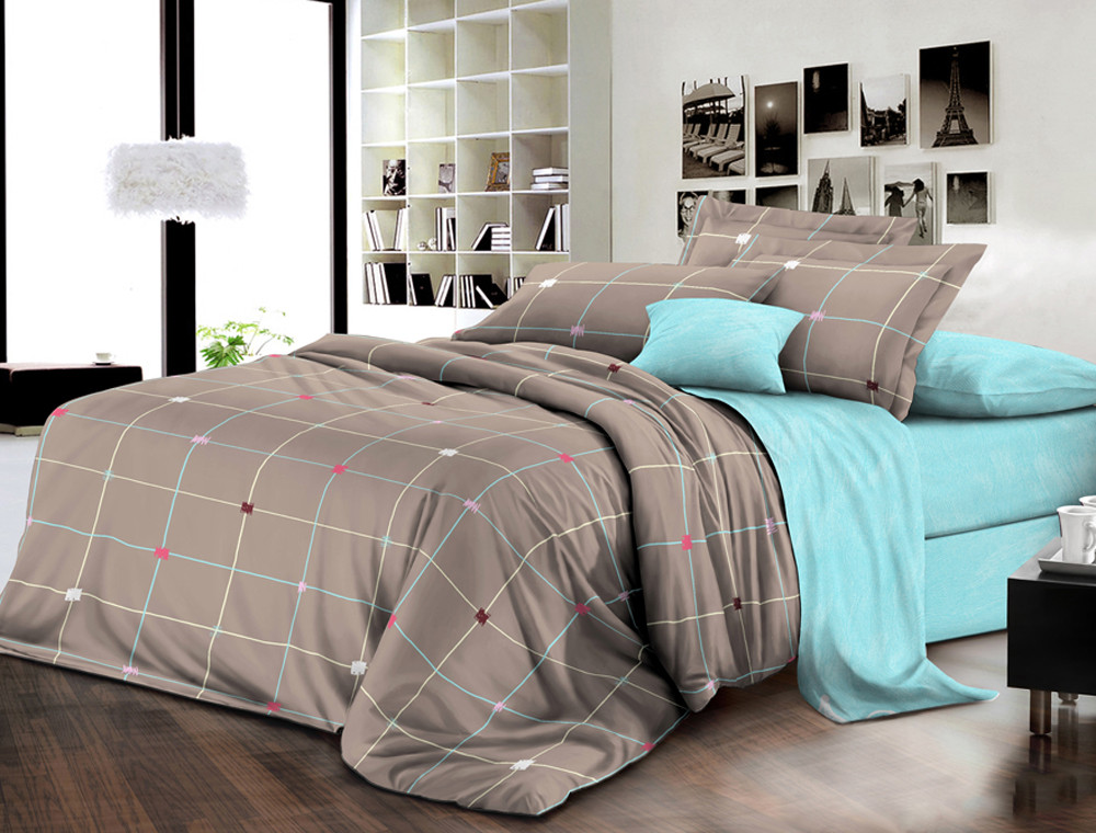 Евро макси набор постельного белья 200*220 из Ранфорса №182017AB Черешенка™