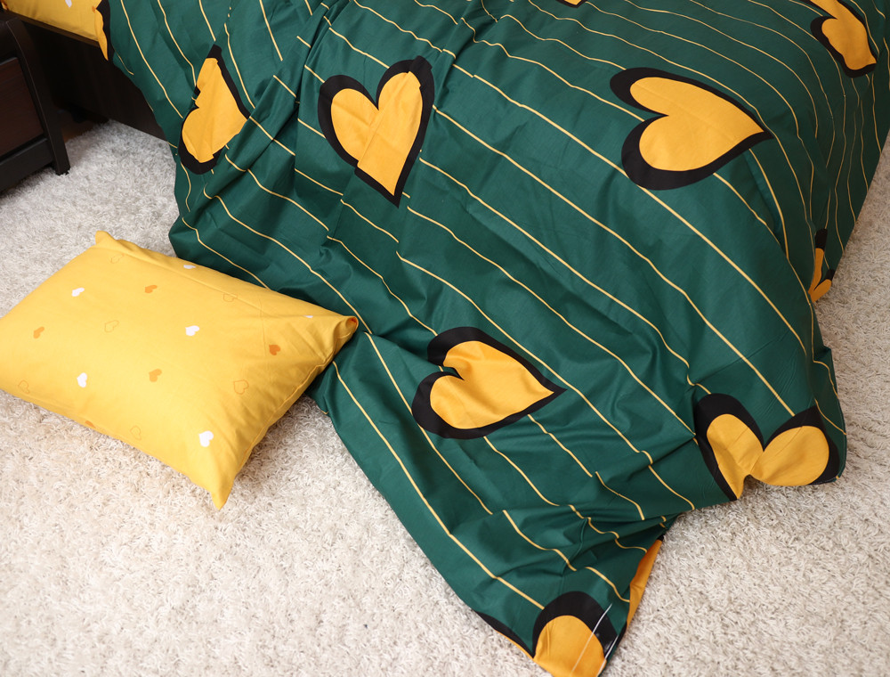 Евро макси набор постельного белья 200*220 из Сатина №017AB Черешенка™