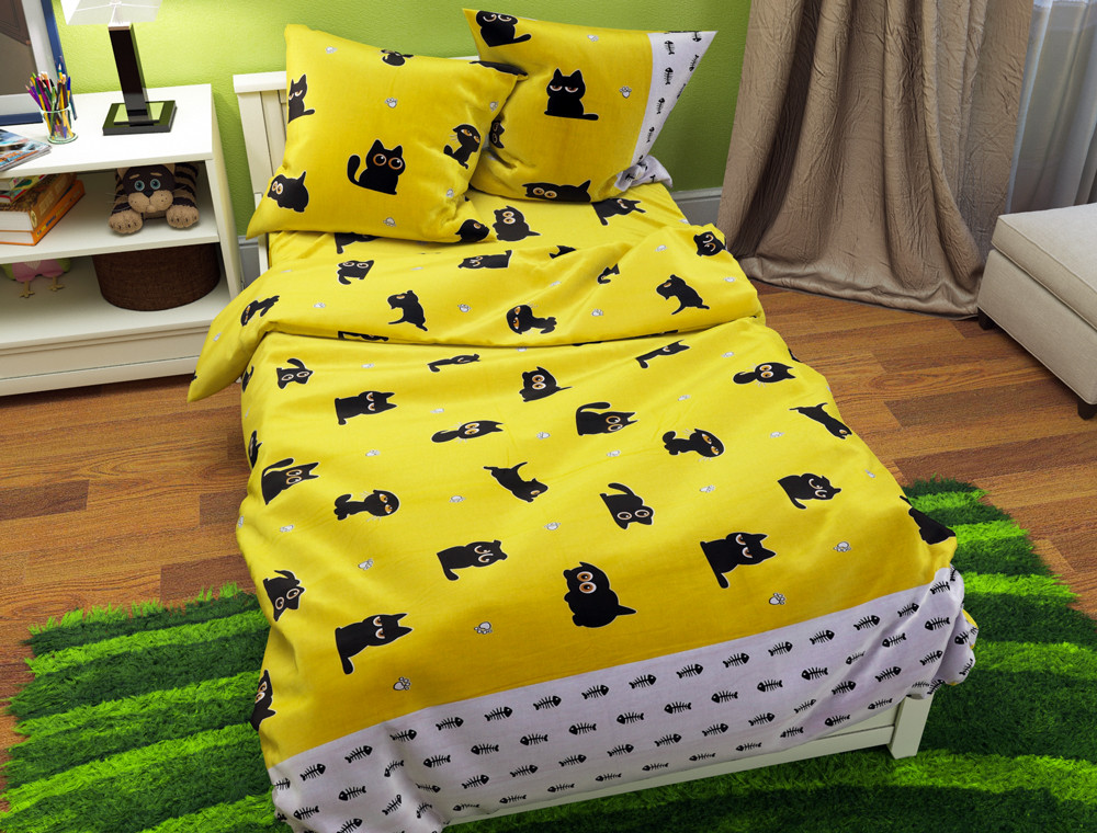 Сімейний набір постільної білизни із Бязі "Gold" №154717 Черешенка™