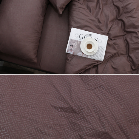 Полуторный набор постельного белья 150*220 из микрофибры с орнаментом №202301 Черешенка™