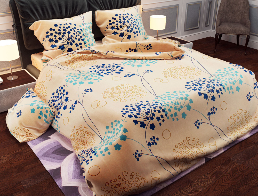 Тканина для постільної білизни Бязь "Gold" Lux GL1196