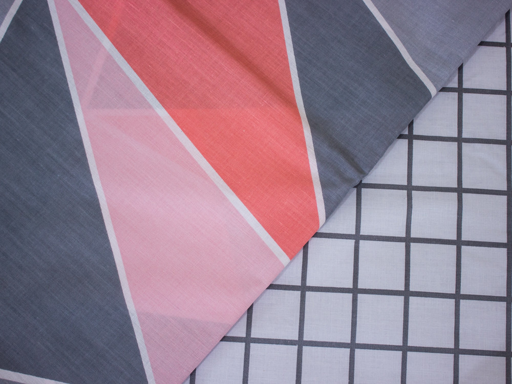 Євро-максі набір постільної білизни 200*220 із Бязі "Gold" №154082AB Черешенка™