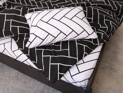 Двуспальный набор постельного белья 180*220 из Бязи "Gold" №158156AB Черешенка™