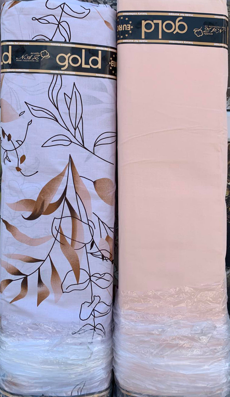 Ткань для постельного белья Бязь "Gold" Lux GL8250 (A+B) - (50м+50м)