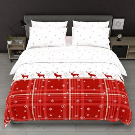 Ткань для постельного белья Бязь "Gold" Lux GL7967red