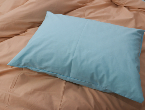 Двуспальный набор однотонного постельного белья 180*220 из Бязи "Gold" №155519AB Черешенка™