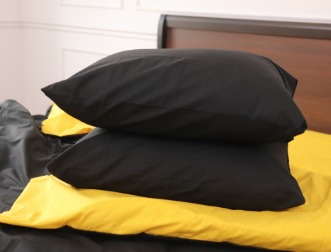 Полуторный набор однотонного постельного белья 150*220 из Бязи "Gold" №151565AB Черешенка™