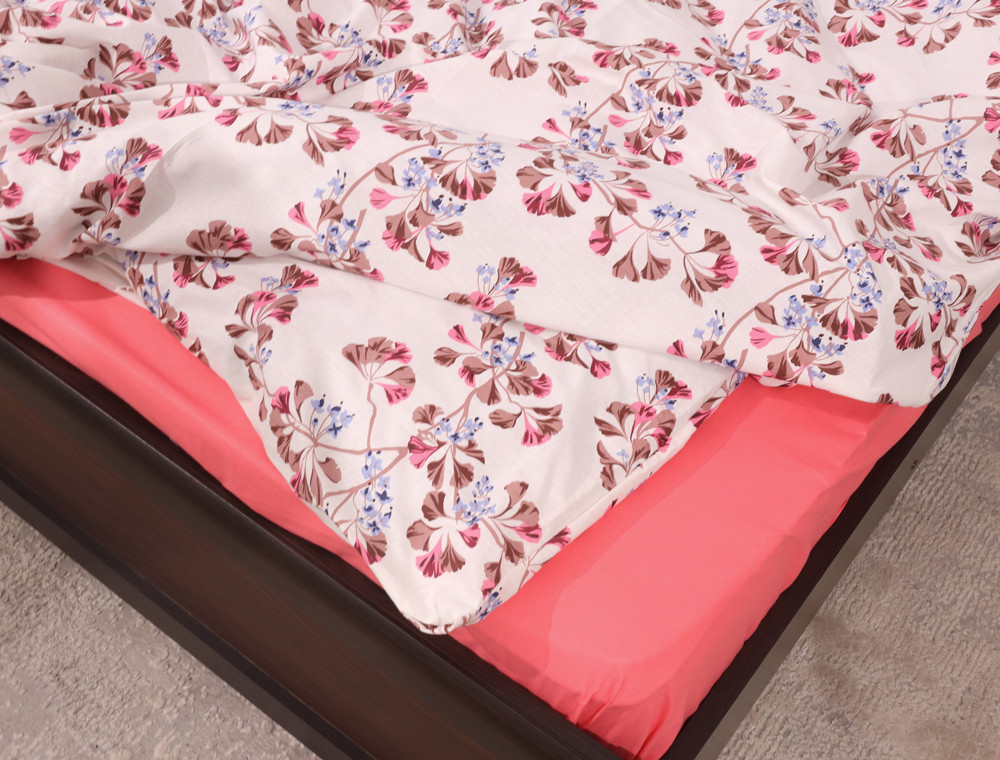 Двоспальний набір постільної білизни 180*220 із Бязі "Gold" №151529AB Черешенка™