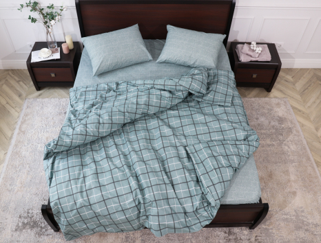 Семейный набор хлопкового постельного белья из Бязи "Gold" №151903AB Черешенка™