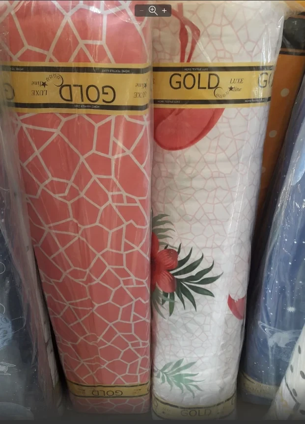 Ткань для постельного белья Бязь "Gold" Lux "Розовая нежность" GL1372 (A+B) - (50м+50м)