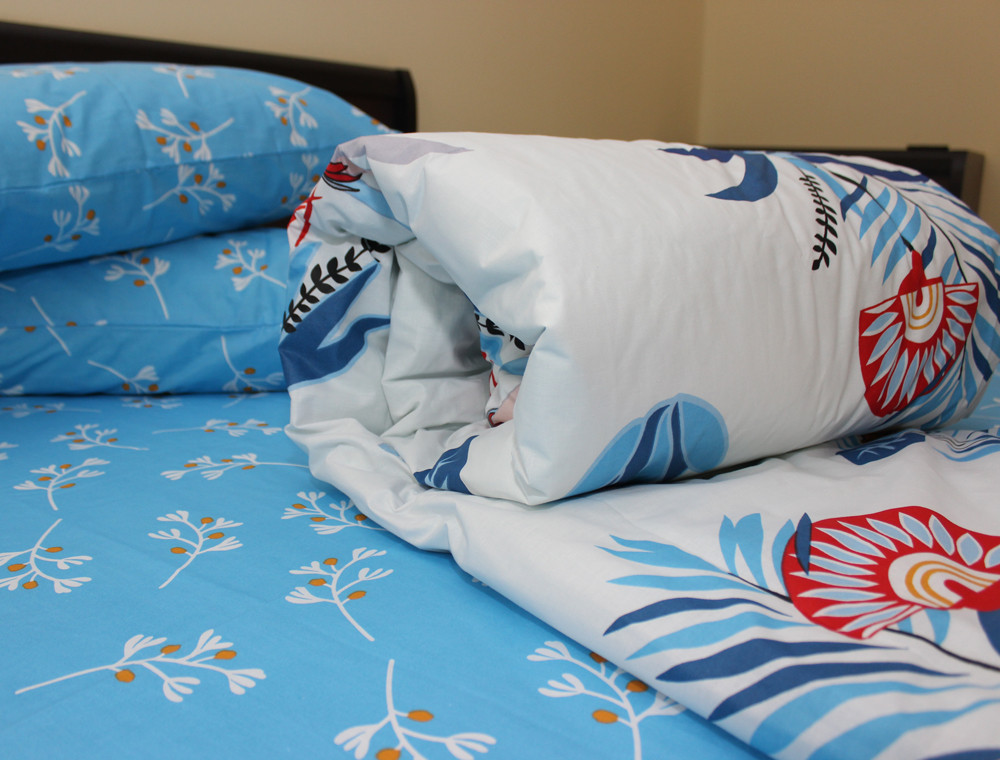 Семейный набор хлопкового постельного белья из Бязи "Gold" №156082AB Черешенка™