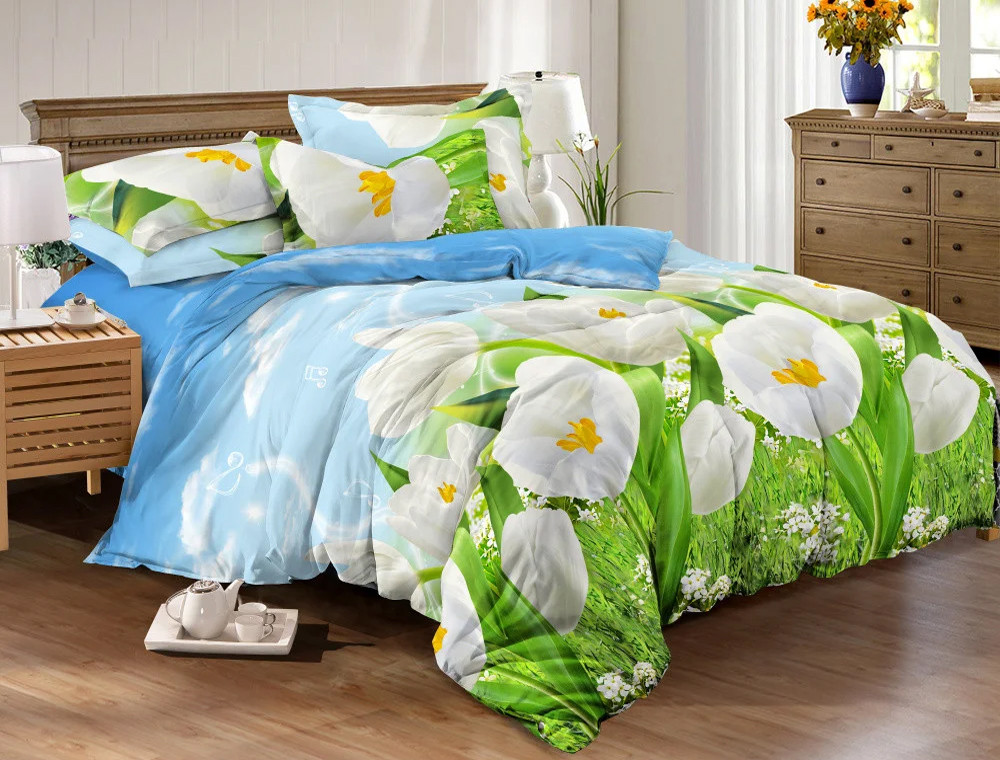 Ткань для постельного белья Сатин S44-7A (60м)