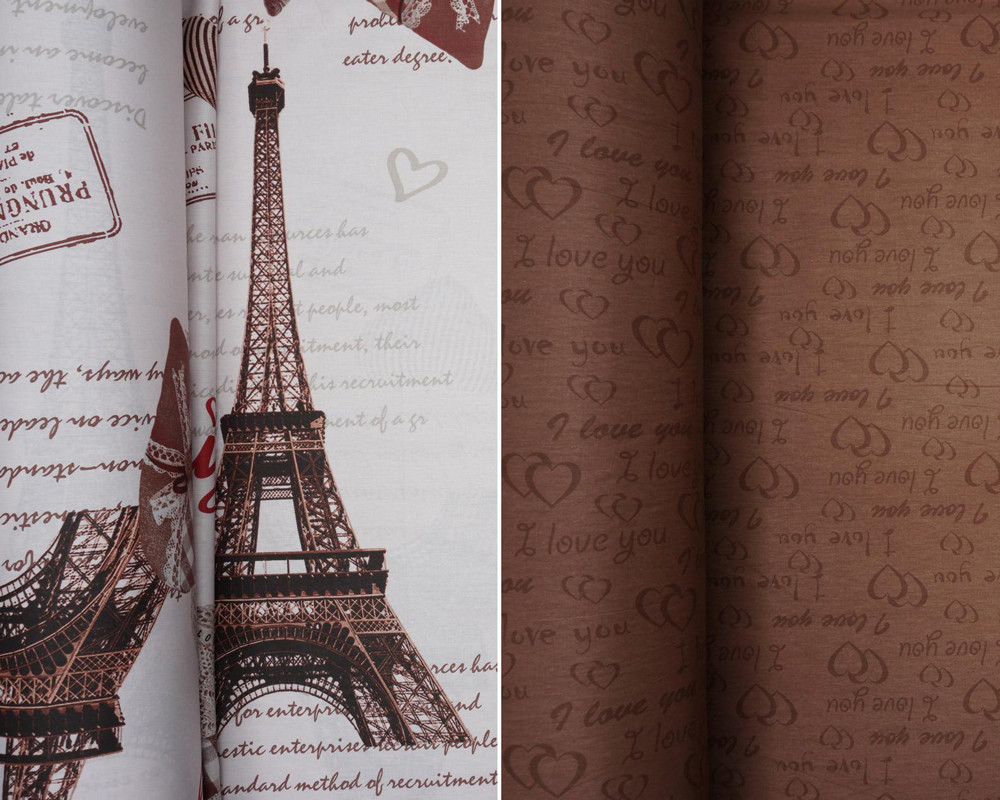 Тканина для постільної білизни Сатин S-330 (A+B) - (60м+60м)