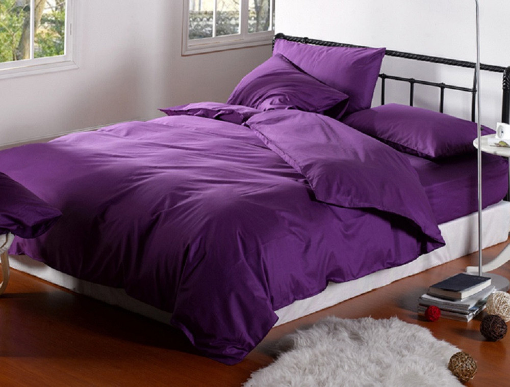 Тканина для постільної білизни Бязь "Gold" Lux однотонна GL2376violet (50м)