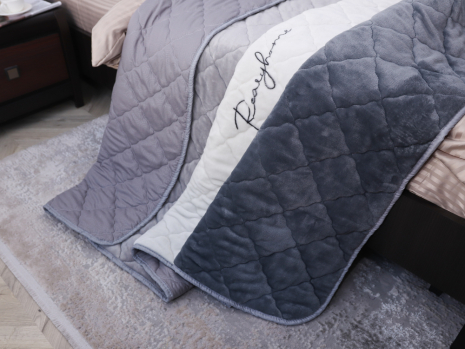 Євро-максі флісове стьобане покривало №55084R