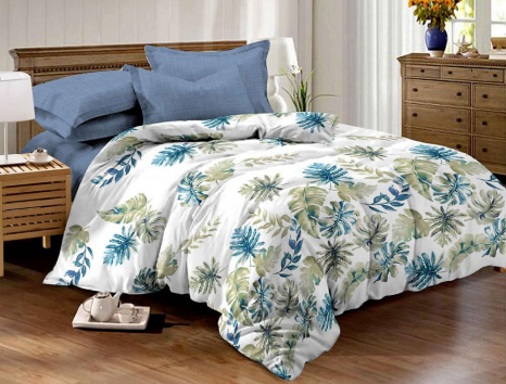 Ткань для постельного белья Сатин S41-1 (A+B) - (60м+60м)