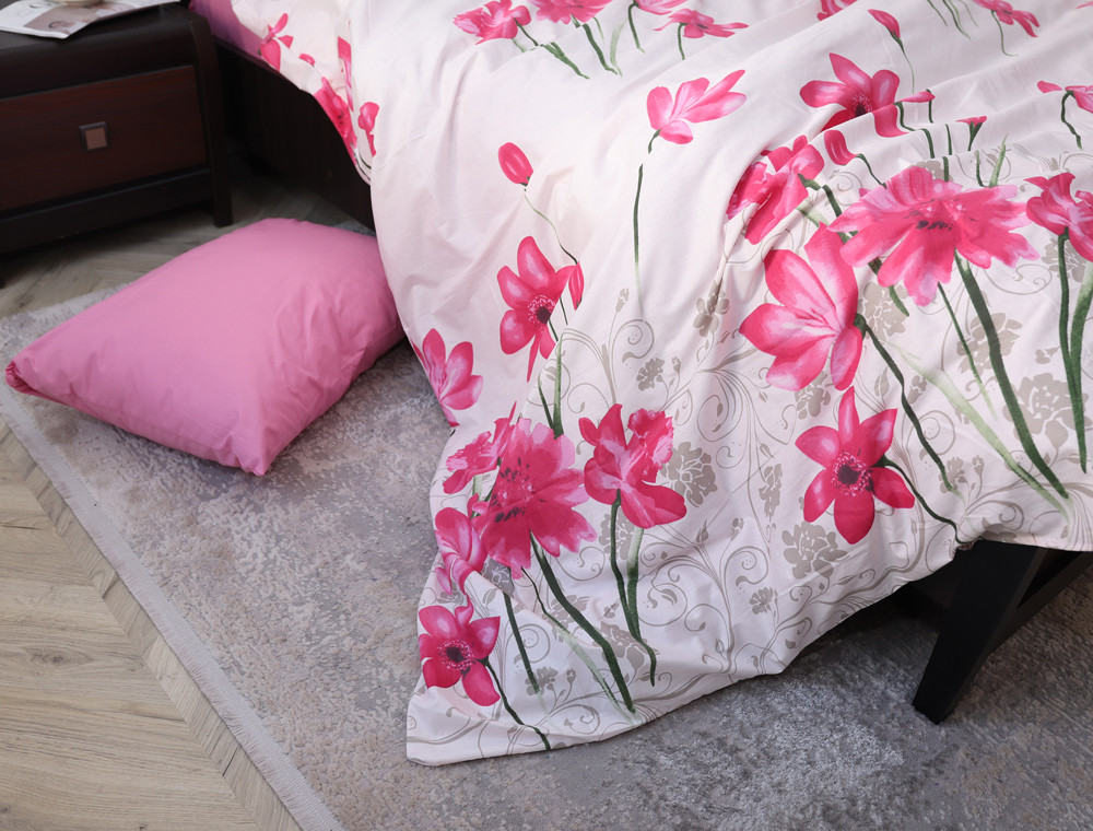 Семейный набор хлопкового постельного белья из Бязи "Gold" №153488AB Черешенка™