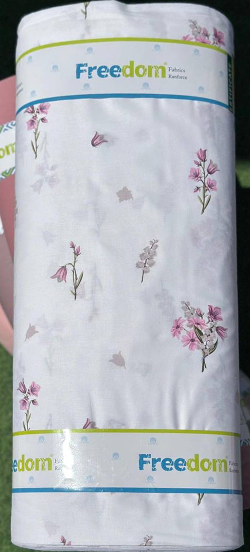 Тканина для постільної білизни Ранфорс R-11-43pink (30м)