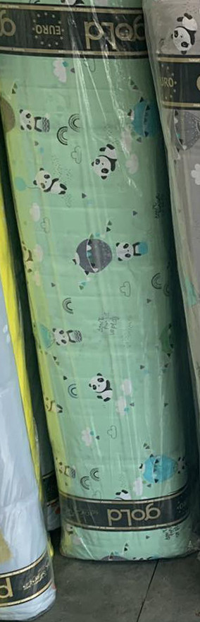 Ткань для постельного белья Бязь "Gold" Lux детская GLB7639green