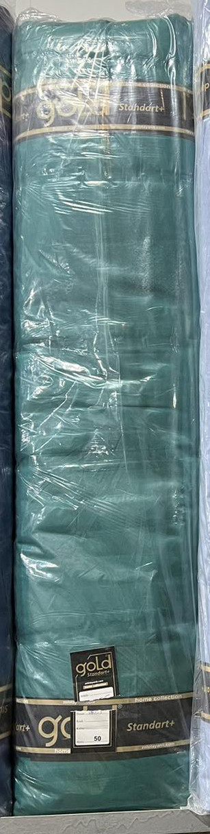 Тканина для постільної білизни Бязь "Gold" Lux однотонна GL001Green (50м)