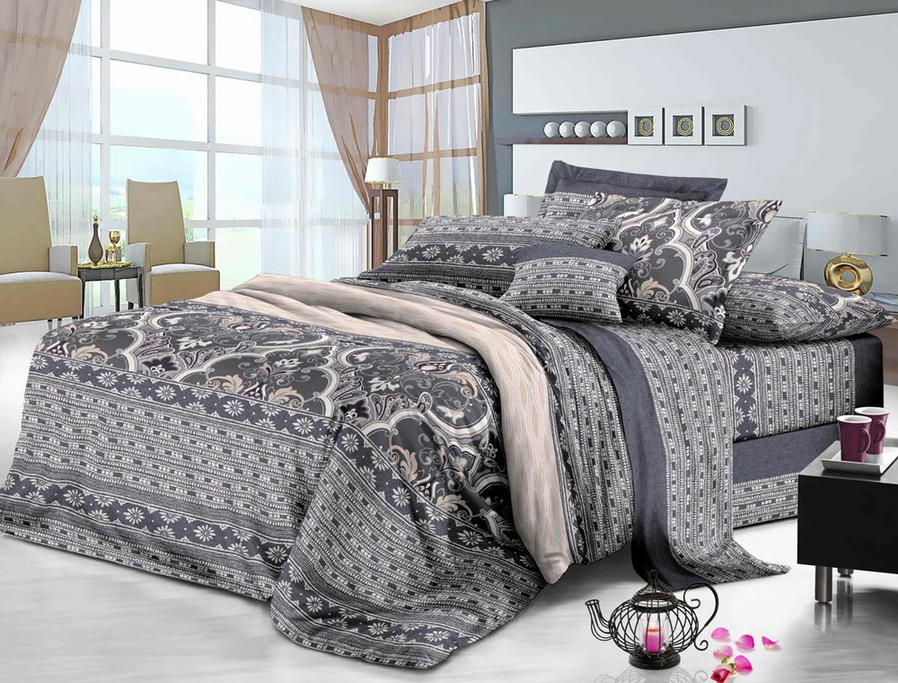 Тканина для постільної білизни Сатин S14-15A (60м)