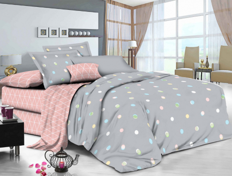 Ткань для постельного белья Бязь "Gold" Lux GL1366 (A+B) - (50м+50м)