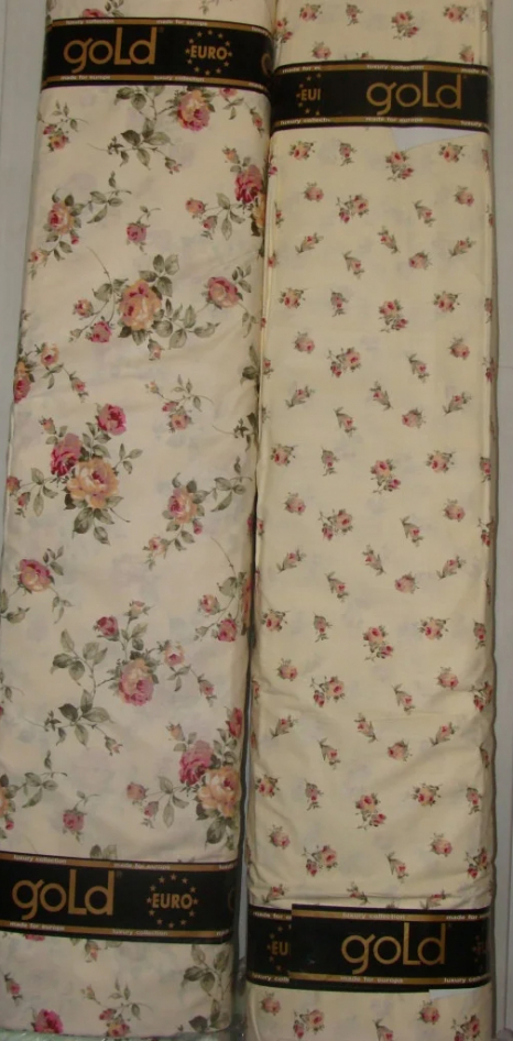 Тканина для постільної білизни Бязь "Gold" Lux GL062 (A+B) - (50м+50м)