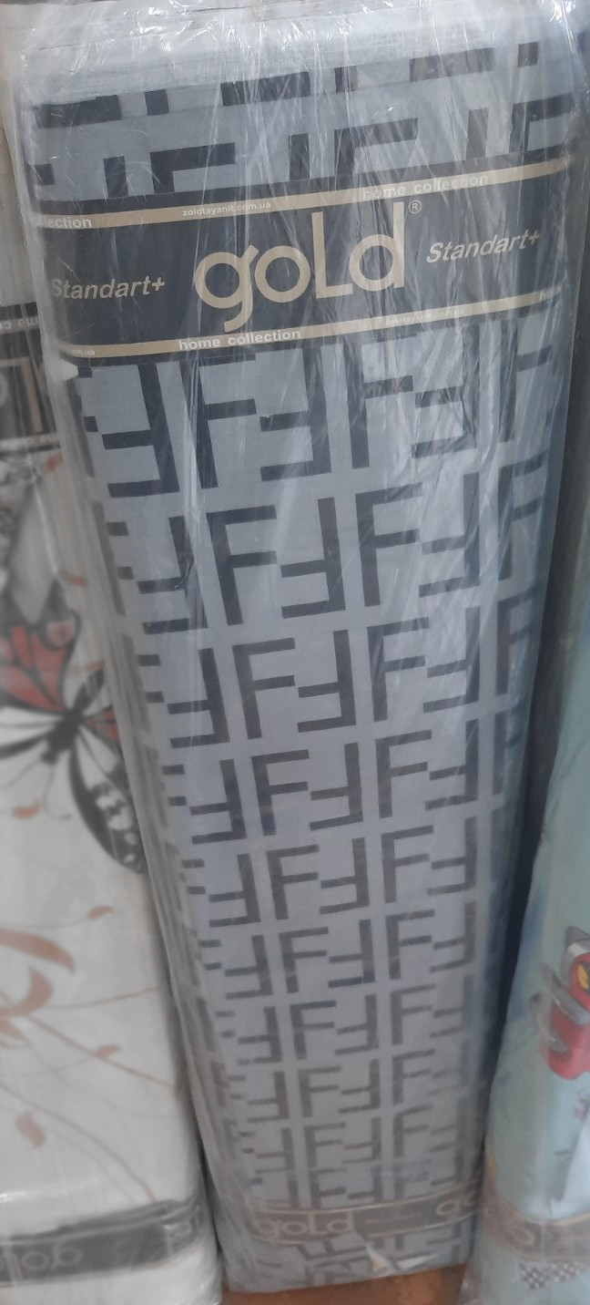 Ткань для постельного белья Бязь "Gold" Lux GL3733grey