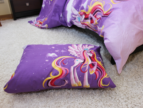 Полуторний набір постільної білизни 150*220 із Бязі "Gold" №164302 Черешенка™