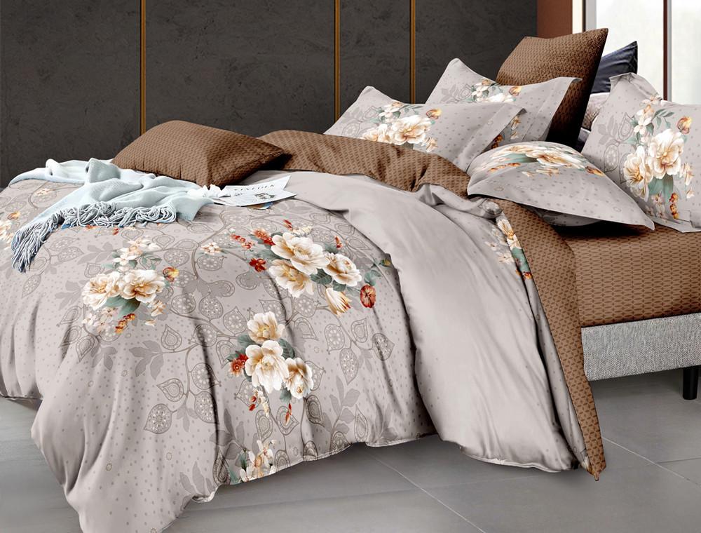 Семейный набор хлопкового постельного белья из Бязи "Gold" №154859AB Черешенка™