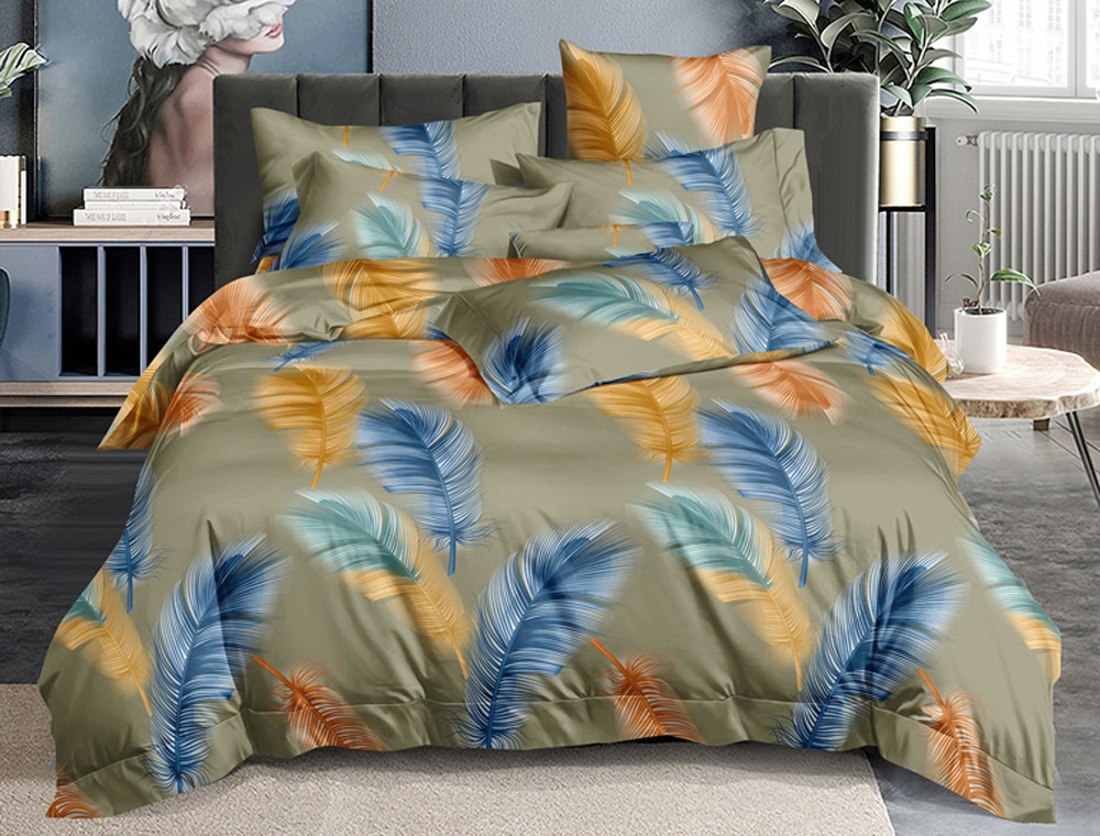 Евро макси набор постельного белья 200*220 из Сатина №44227 Черешенка™