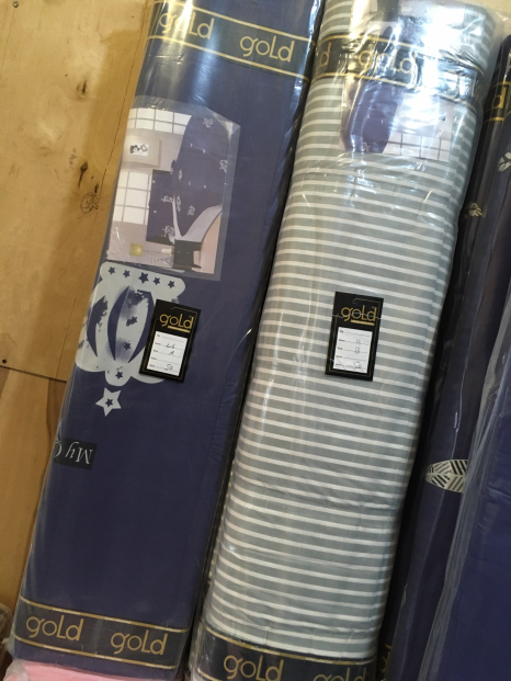 Ткань для постельного белья Бязь "Gold" Lux "Моя королева" GL1502 (A+B) - (50м+50м)