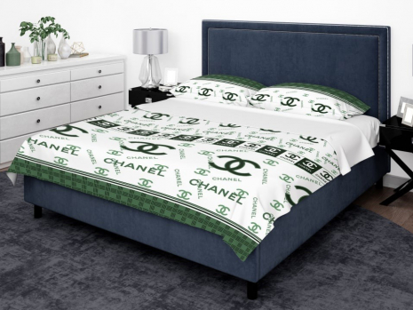 Тканина для постільної білизни Бязь "Gold" Lux GL3692green