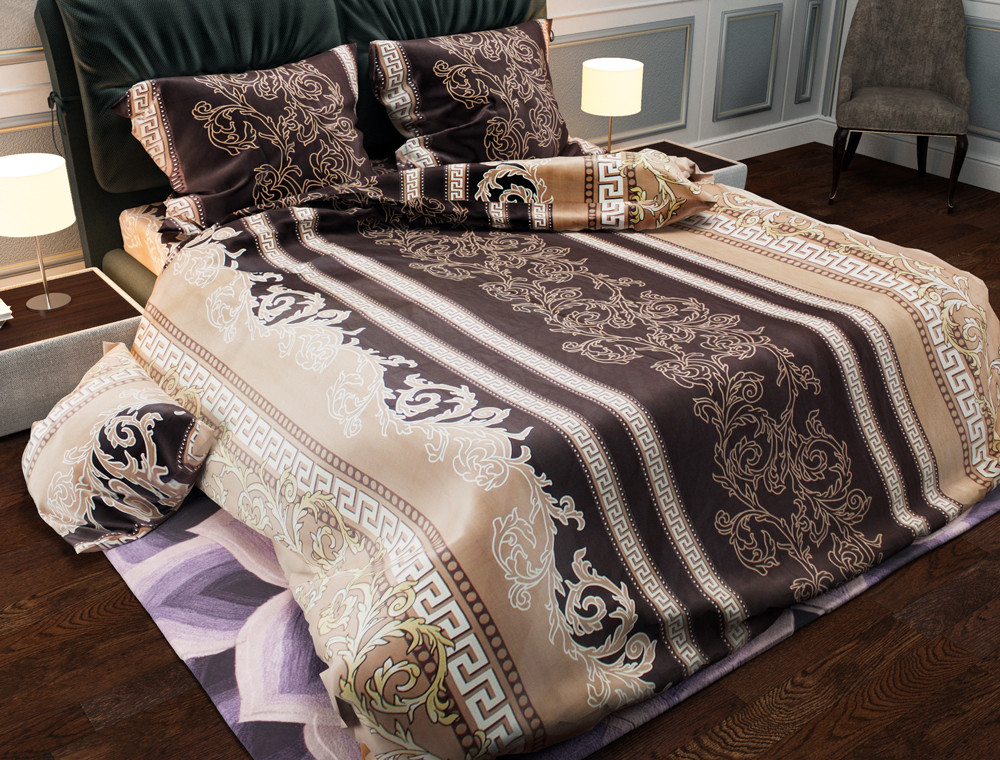 Тканина для постільної білизни Бязь "Gold" Lux GL015