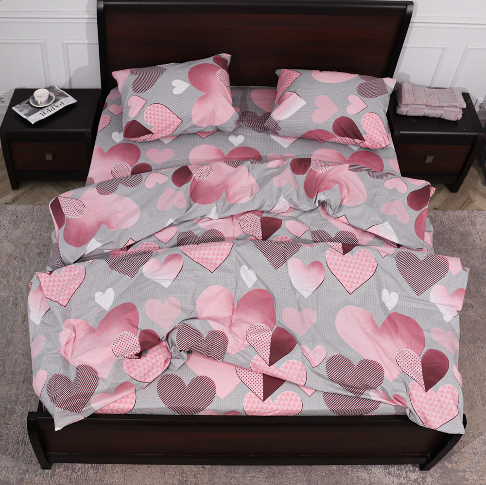 Семейный набор хлопкового постельного белья из Бязи "Gold" №154929 Черешенка™