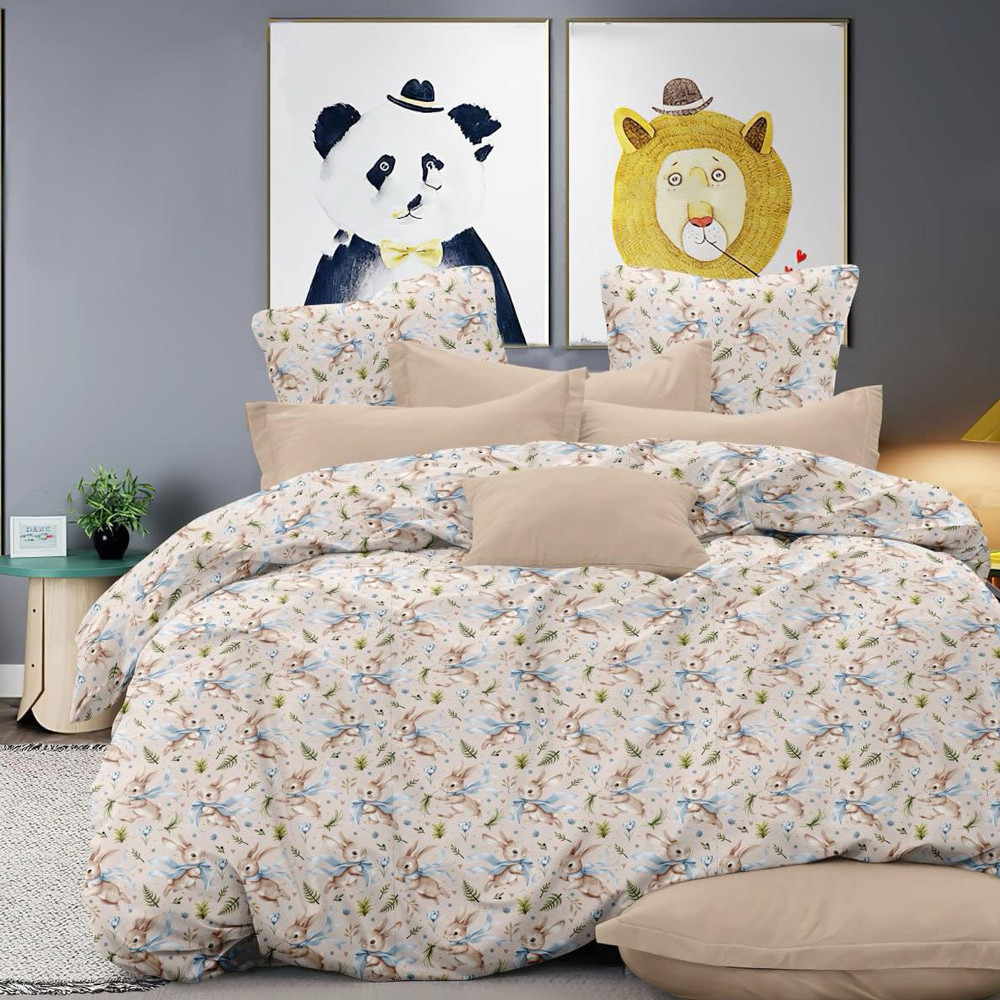 Ткань для постельного белья Бязь "Gold" Lux детская GL17700beige