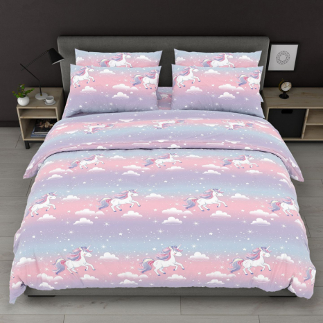 Ткань для постельного белья Бязь "Gold" Lux детская "Маленькая пони" GLB8254