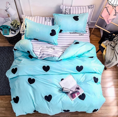 Семейный набор хлопкового постельного белья из Бязи "Gold" №157434AB Черешенка™