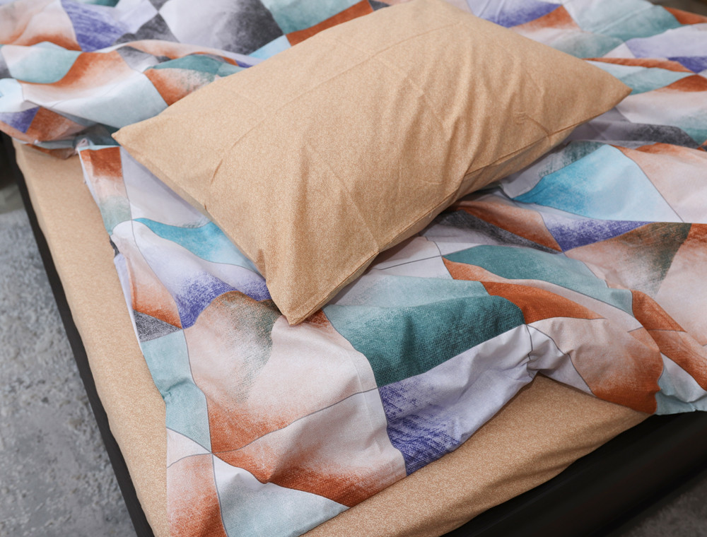 Сімейний набір постільної білизни із Бязі "Gold" №154527AB Черешенка™