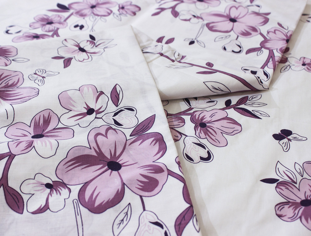 Семейный набор хлопкового постельного белья из Бязи "Gold" №152105 Черешенка™