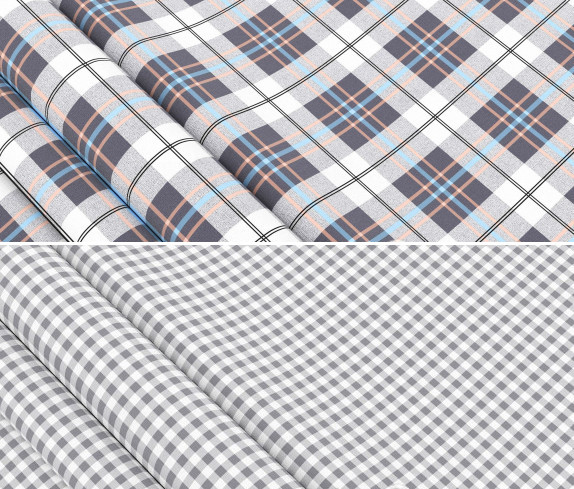 Ткань для постельного белья Бязь "Gold" Lux GL8059 (A+B) - (50м+50м)