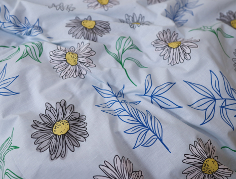 Сімейний набір постільної білизни із Бязі "Gold" №151538AB Черешенка™