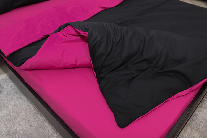 Сімейний набір однотонної постільної білизни із Бязі "Gold" №155515AB Черешенка™