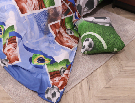 Семейный набор хлопкового постельного белья из Бязи "Gold" №157676 Черешенка™