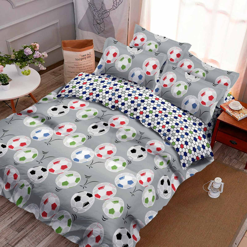 Ткань для постельного белья Бязь "Gold" Lux "Мяч" GL1387 (A+B) - (50м+50м)