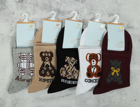 Женские носки Шугуан брендовые мишки (37-40) №B2889-35