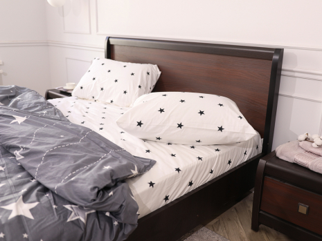 Сімейний набір постільної білизни із Сатину №44320AB Черешенка™