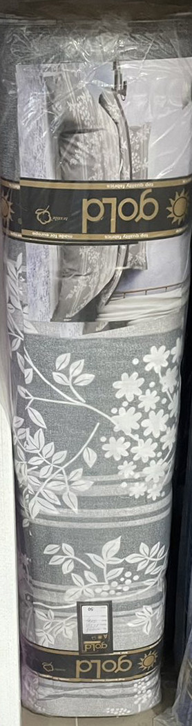 Ткань для постельного белья Бязь "Gold" Lux GL3453grey