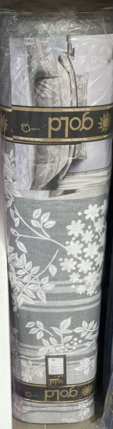 Ткань для постельного белья Бязь "Gold" Lux GL3453grey