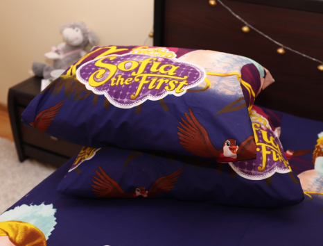 Полуторный набор постельного белья 150*220 из Бязи "Gold" №161092 Черешенка™